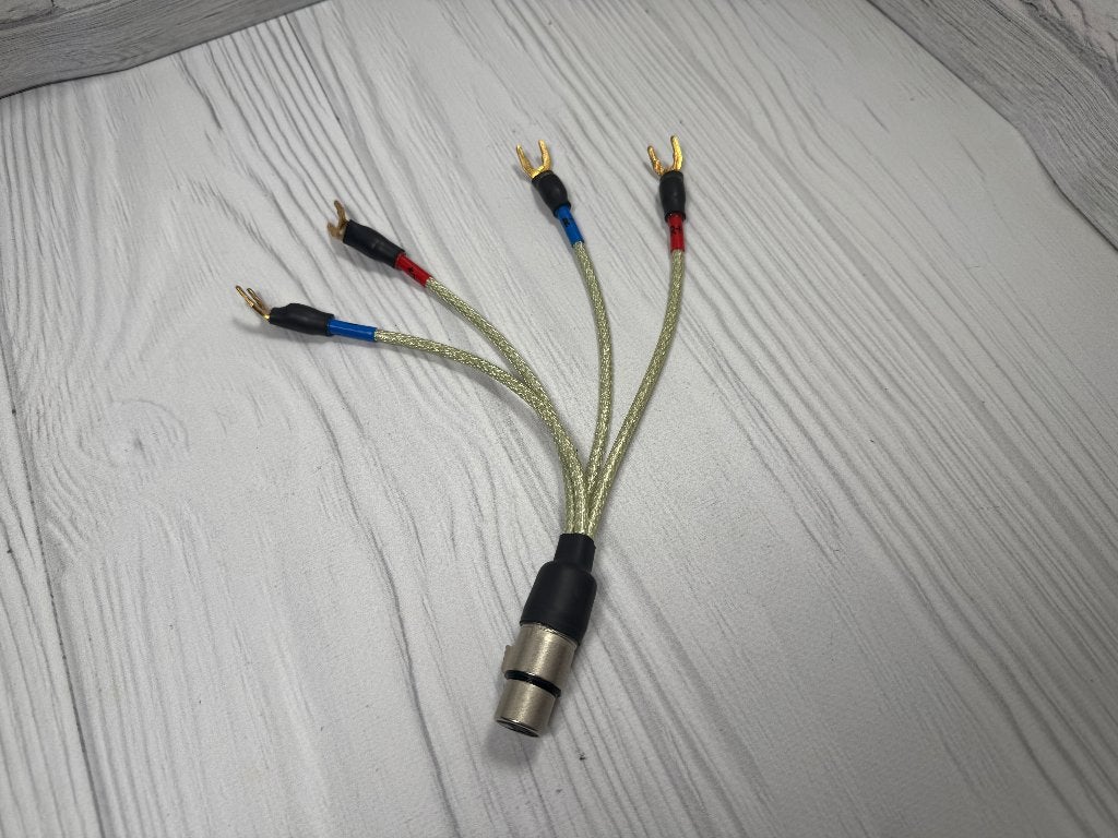 XLR to Banana Adapter Cable for Headphones, TV, Hi-fi & Vidéo, Enlèvement, Neuf, Moins de 2 mètres, Autres câbles