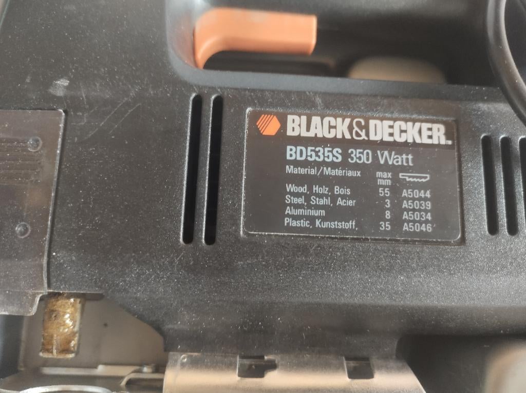 Wipzaag, Doe-het-zelf en Bouw, Ophalen, Decoupeerzaag, Minder dan 600 watt, Black & Decker