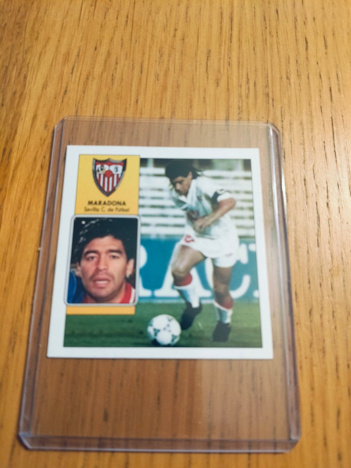 Chromo sticker Maradona Sevilla Liga 92-93, Envoi