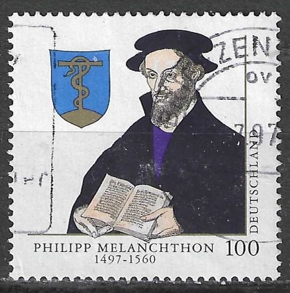 Allemagne 1997 - Yvert 1734 - Philipp Melanchthon (ST), Envoi, Affranchi