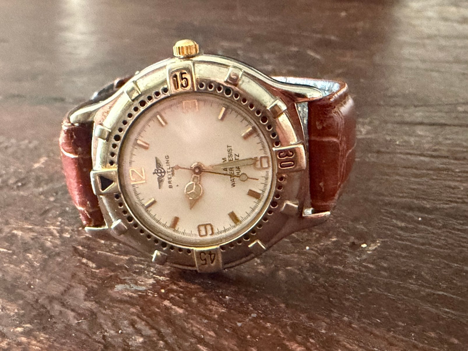 À vendre Montre-bracelet Breitling pour femme, Montre-bracelet, Autres marques, Enlèvement ou Envoi, Cuir