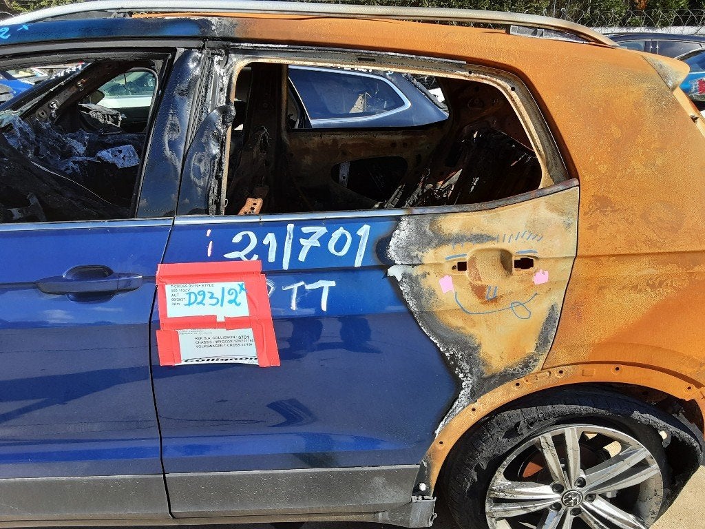 PORTE GAUCHE ARRIÈRE Volkswagen T-Cross (01-2018/-), Utilisé, Arrière, Volkswagen, Porte