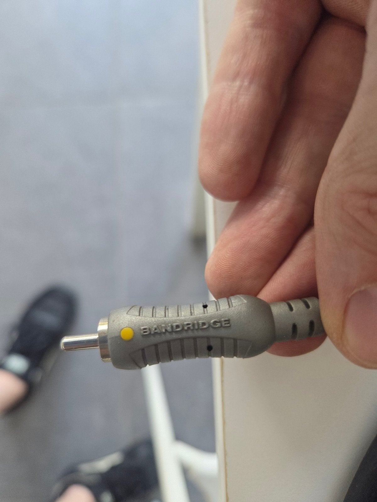 Câble RCA stéréo Bandridge 10 m, Enlèvement ou Envoi, Utilisé