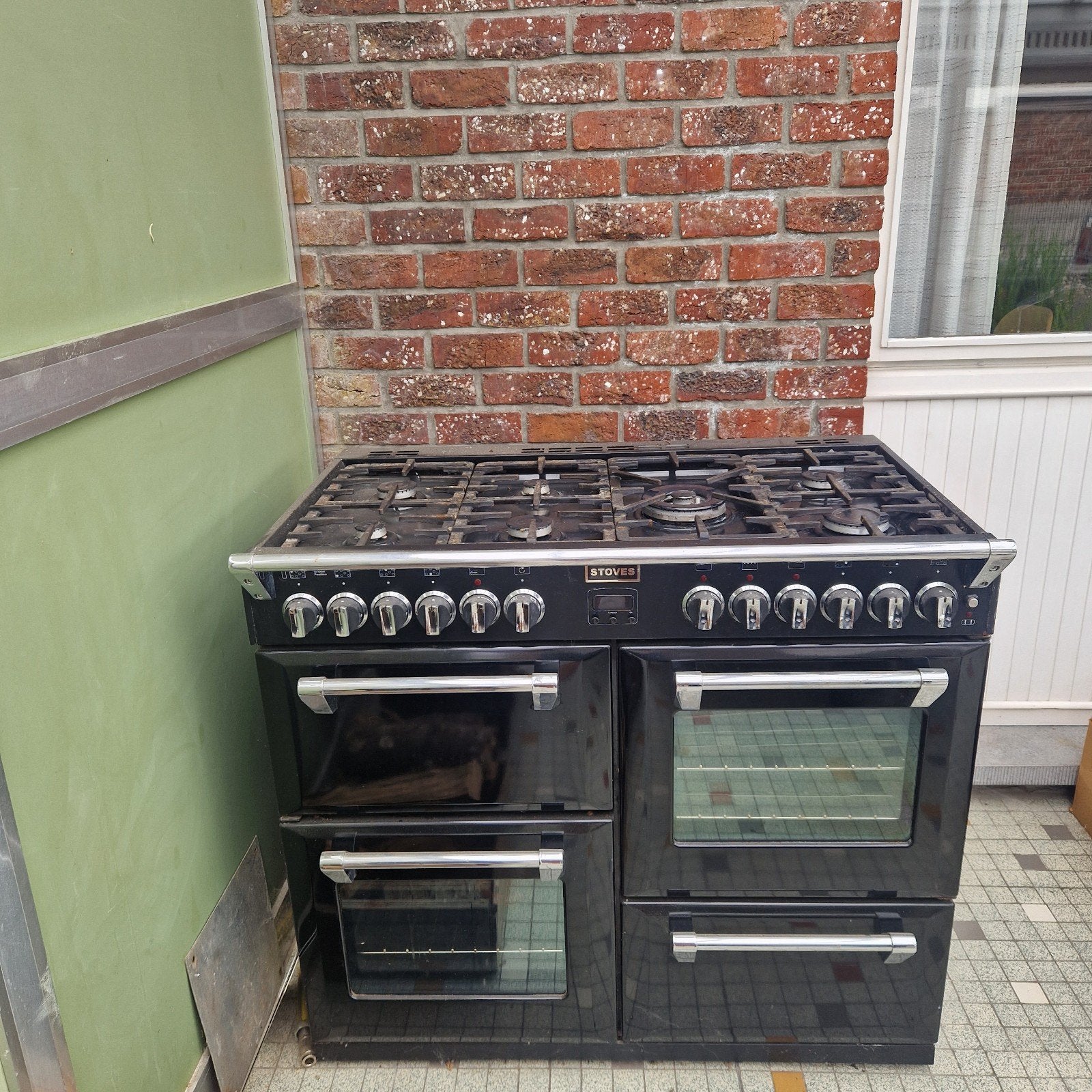 Mooi fornuis Richmond D1000 DF Deluxe met bijhorende dampkap, Elektronische apparatuur, Fornuizen, Ophalen