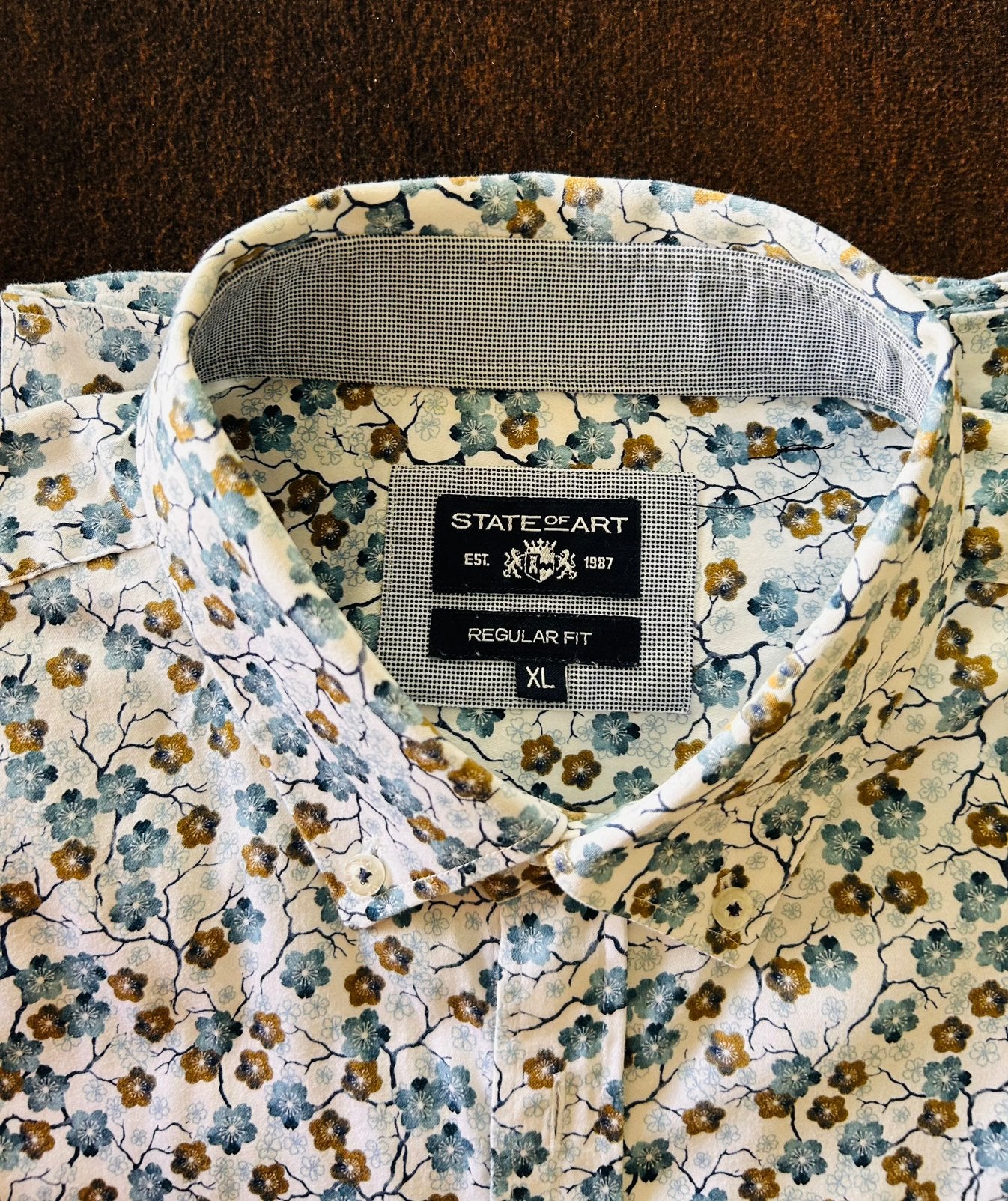 State of Art herenhemd – XL (Regular Fit), Ophalen of Verzenden, Zo goed als nieuw, Blauw