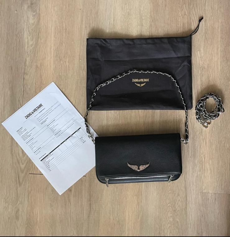 Sac Zadig & Voltaire Rock, Bijoux, Sacs & Beauté, Sacs | Sacs Femme, Comme neuf, Sac à main, Noir, Envoi