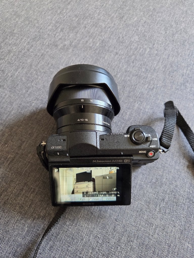 Appareil Photo Sony Alpha 5100 et Objectif Sony 10-18mm, Enlèvement ou Envoi, Comme neuf, Compact, Sony