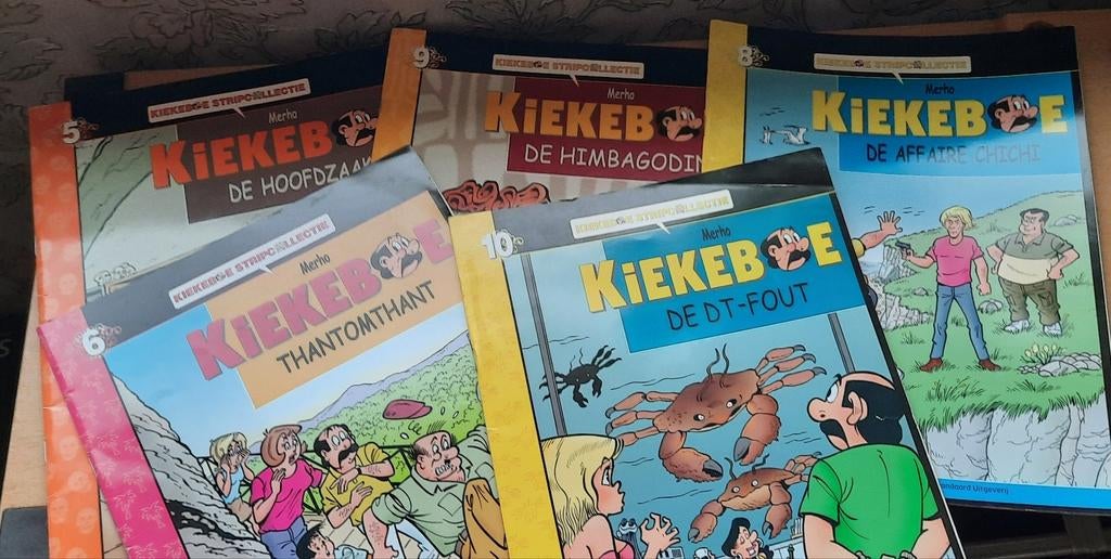 KIEKEBOE strips collectie, Ophalen
