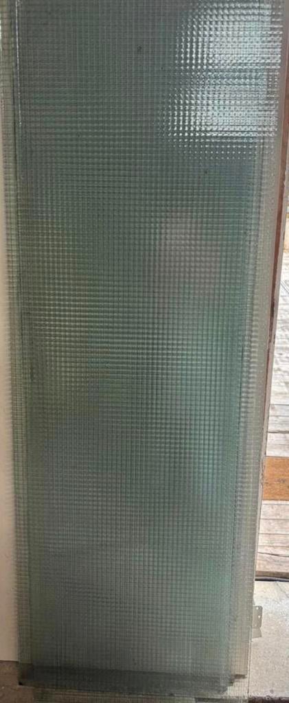 Oude versterkte ramen industrieel glas - 4 stuks, Doe-het-zelf en Bouw, Ophalen