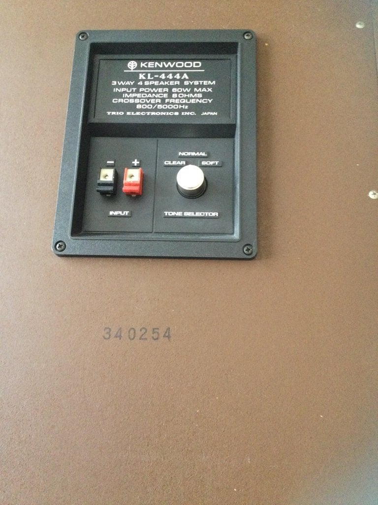 Luidsprekerboxen Kenwood kenmerken (zie foto), Audio, Tv en Foto, Luidsprekerboxen, Ophalen, Stereo speakers, 60 tot 120 watt