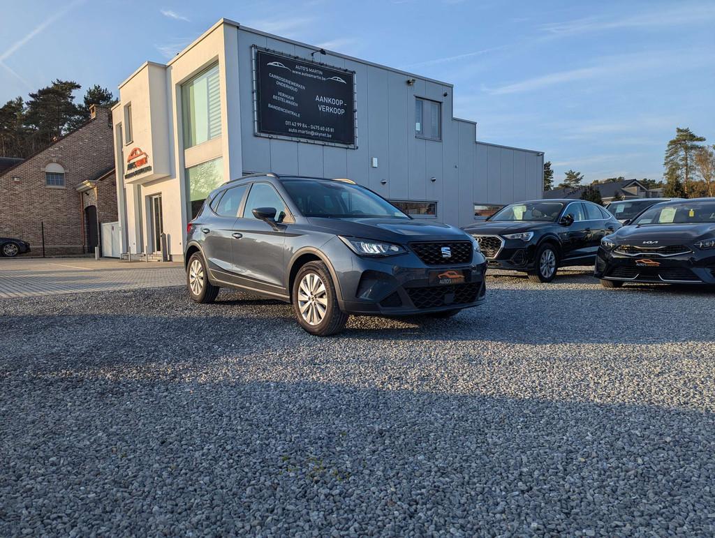 SEAT Arona 1.0 TSI | NAVI/CARPLAY | ZETELVERW | PARKSENS, Autos, Seat, Argent ou Gris, Achat, Boîte manuelle, 5 portes