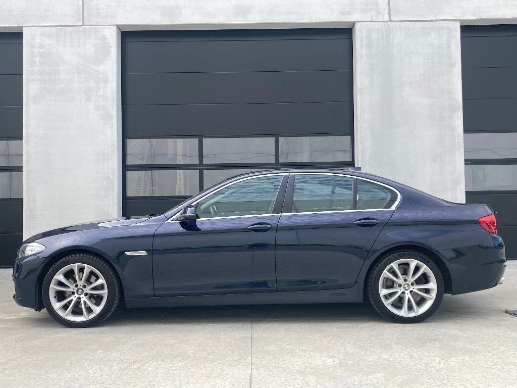 BMW 520d Berline/Manuel/Cuir/Navi/Xenon/..., Cuir, Entreprise, Entretenue par le concessionnaire, Noir