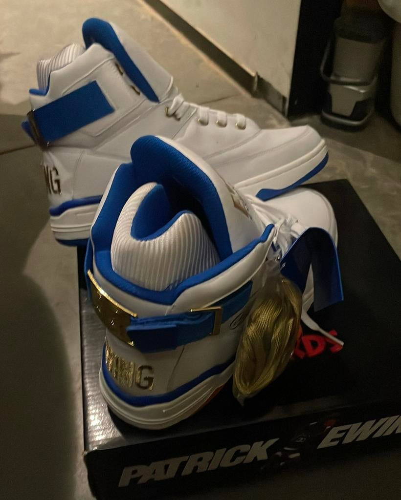 Te koop Patrick Ewing"DeadRowRecords" maat 45, Vêtements | Hommes, Chaussures, Neuf, Enlèvement, Chaussures de sport, Blanc