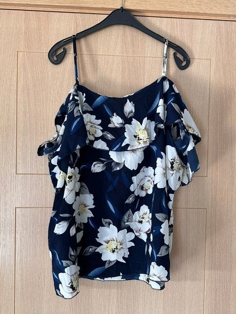 Blouse Shein Curve maat 4XL (nr7454), Shein curve, Blauw, Zo goed als nieuw, Shirt of Top