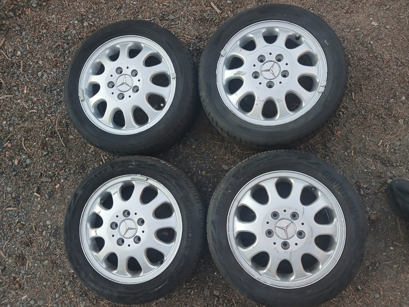 15 Inch Mercedes velgen, 15 pouces, Enlèvement ou Envoi, Véhicule de tourisme, Pneus été