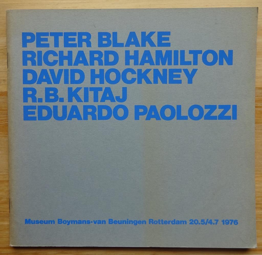 Blake, Hamilton, Hockney, Kitaj, Paolozzi, 1976, Enlèvement ou Envoi, Comme neuf, Peinture et dessin