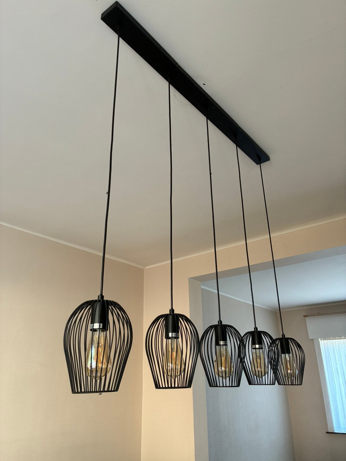Hanglampen Lagos 5L & 1L, Enlèvement, Comme neuf, Métal