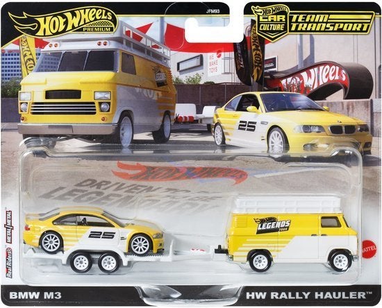 BMW M3 et véhicule de rallye Hot Wheels Legends Tour, Enlèvement ou Envoi, Neuf, Voiture