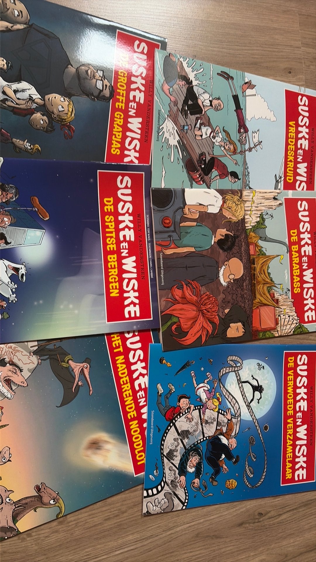 6 strips Suske en Wiske 70 jaar exclusieve albums, Ophalen, Zo goed als nieuw