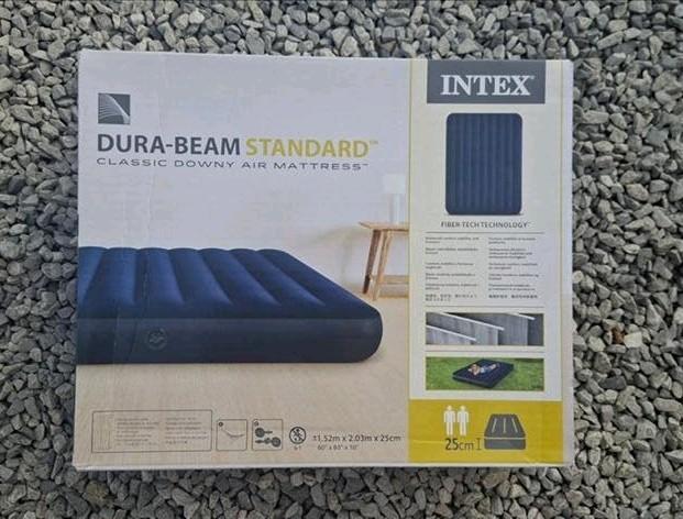 Matelas gonflable Intex dura beam, Caravanes & Camping, Enlèvement, Neuf, 2 personnes