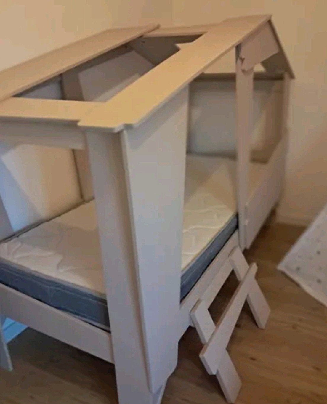 Lit avec sommier à lattes sans matelas, Enlèvement, Comme neuf, Lit mezzanine ou Lit superposé