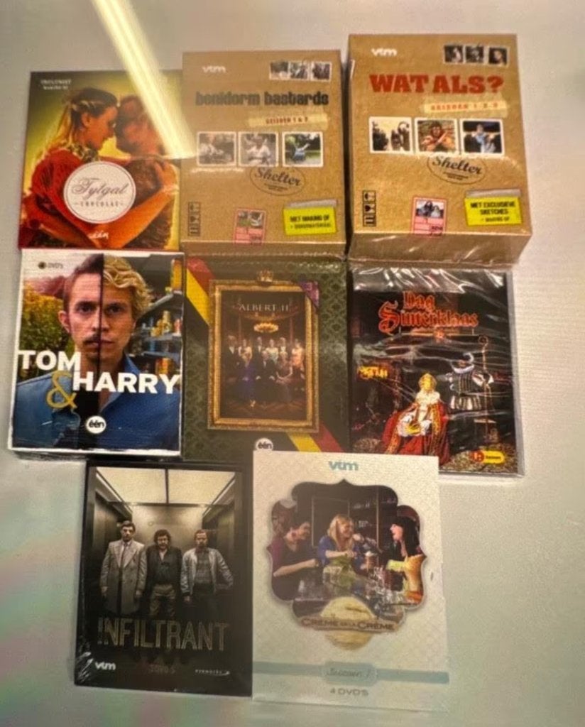 Vlaamse dvd series splinternieuw in de plastiek 15 euro, Ophalen of Verzenden, Nieuw in verpakking