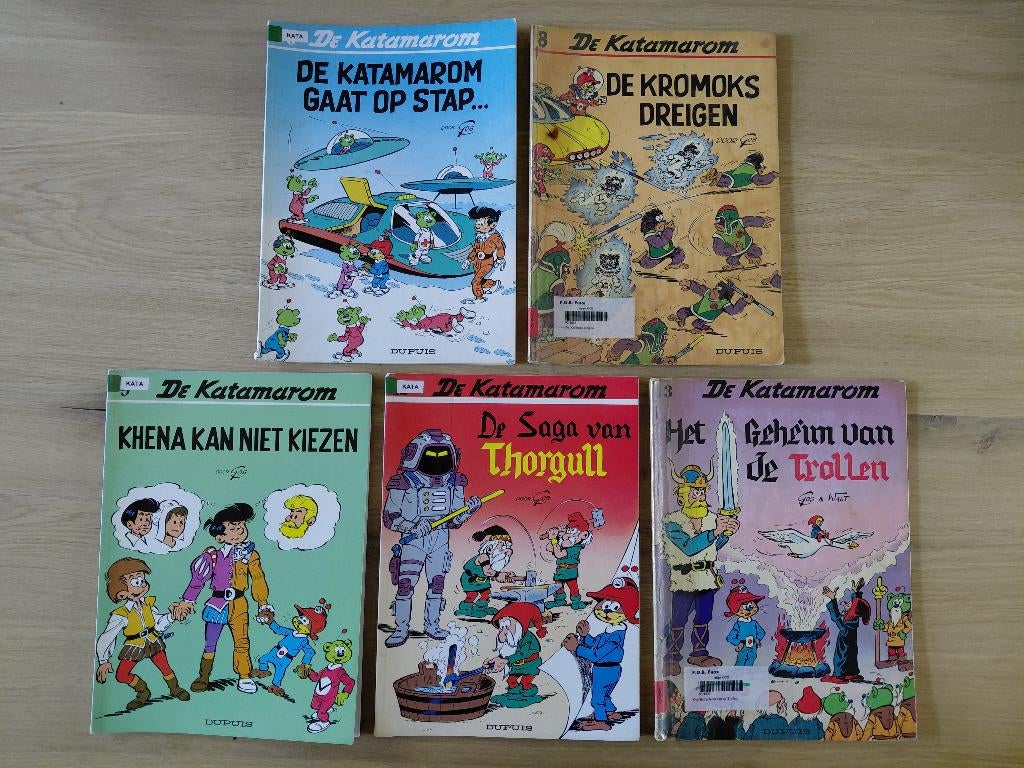 Strips De Katamarom, Meerdere stripboeken, Ophalen of Verzenden, Gelezen