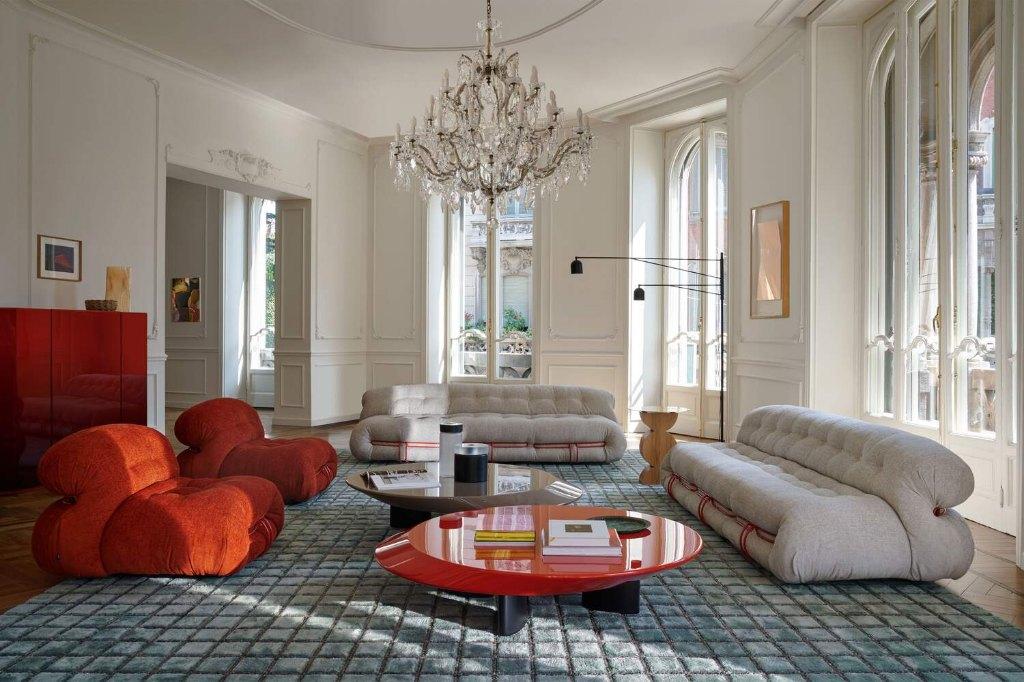 RECHERCHÉ: Cassina Soriana - Achat immédiat, Maison & Meubles, Canapés | Salons, Enlèvement ou Envoi, Design Bankstellen