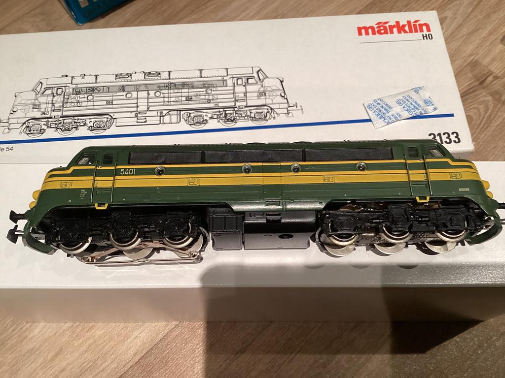Marklin 3133, nmbs, Wisselstroom, Locomotief, Ophalen of Verzenden, Zo goed als nieuw