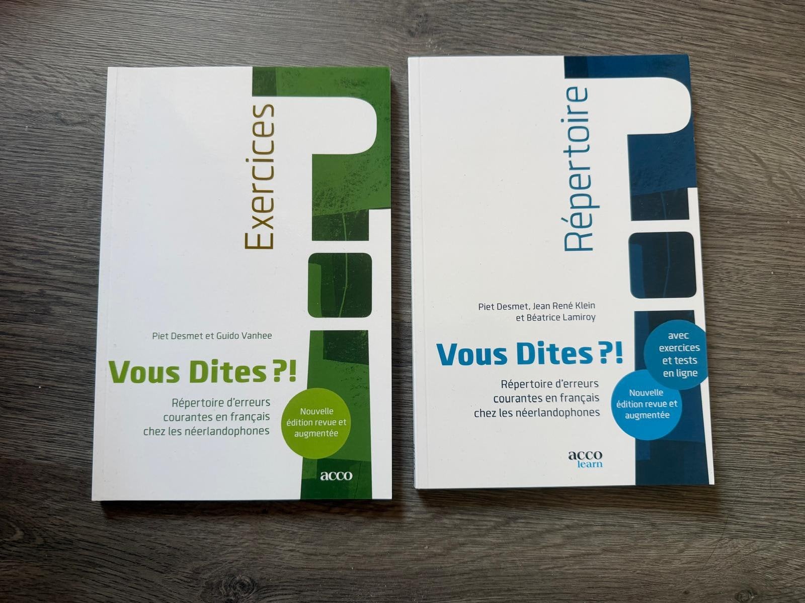 Vous dites, Enlèvement, Neuf, Enseignement supérieur, Desmet