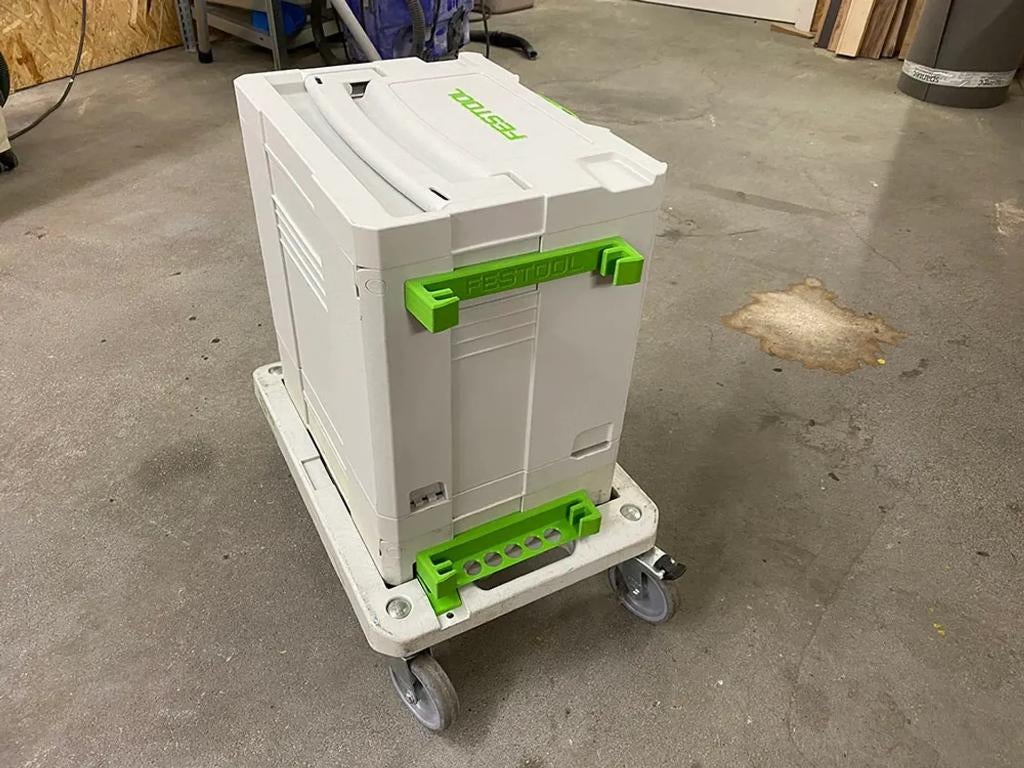 Festool geleiderail houder voor Systainer / trolley, Ophalen