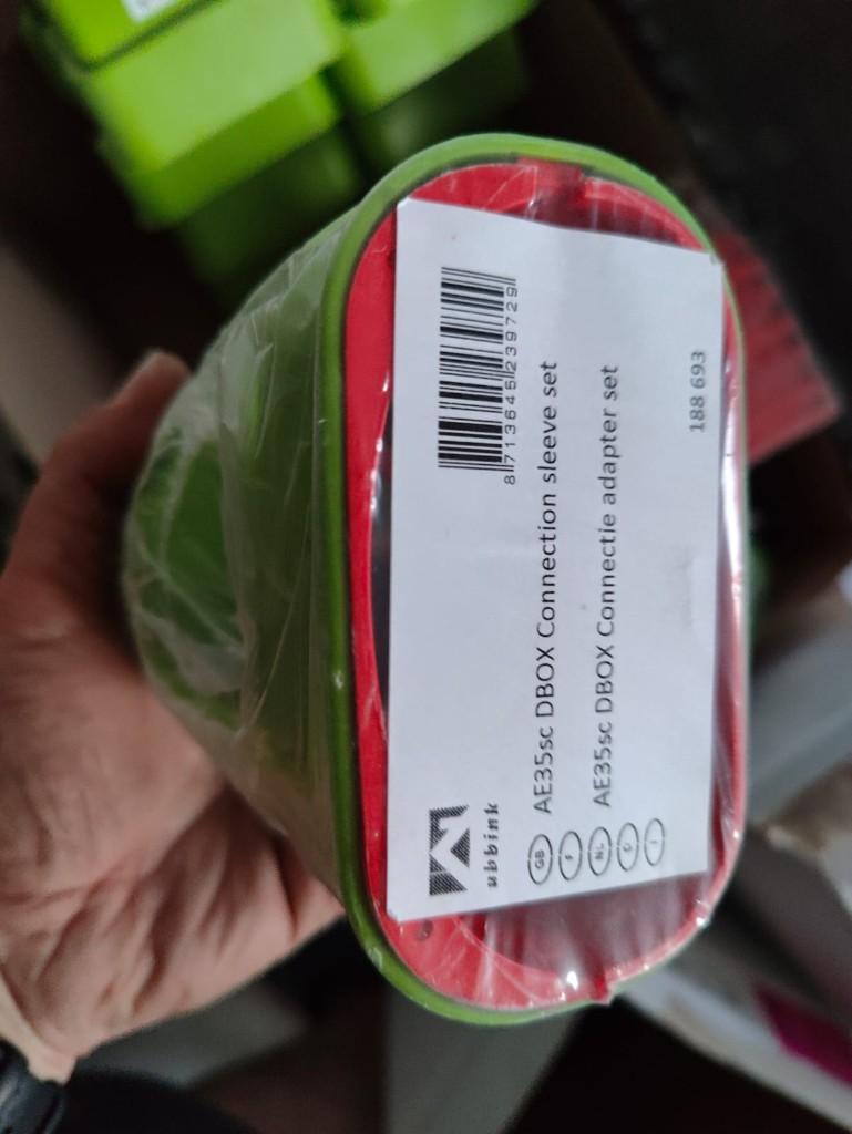 Ubbink 2 sets AE35sc DBox connectie adapter, Doe-het-zelf en Bouw, Ventilatie en Afzuiging, Ophalen, Nieuw, Ventilator en Afzuiger