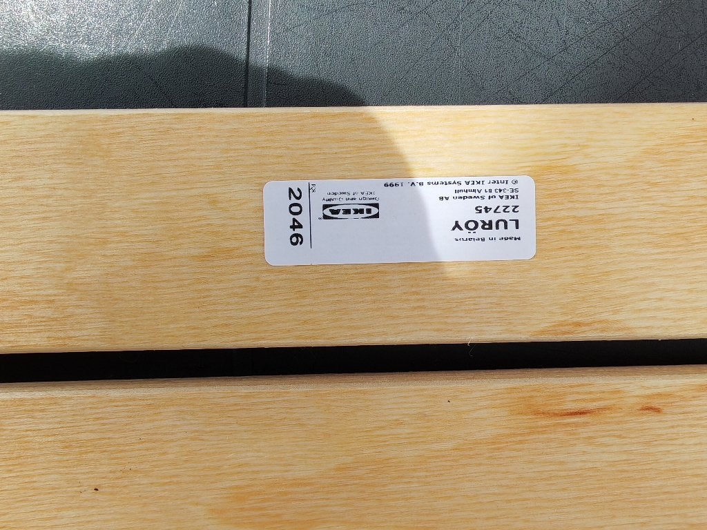 Sommier à lattte, Maison & Meubles, Chambre à coucher | Matelas & Sommiers, 90 cm, Enlèvement ou Envoi, Une personne, Comme neuf