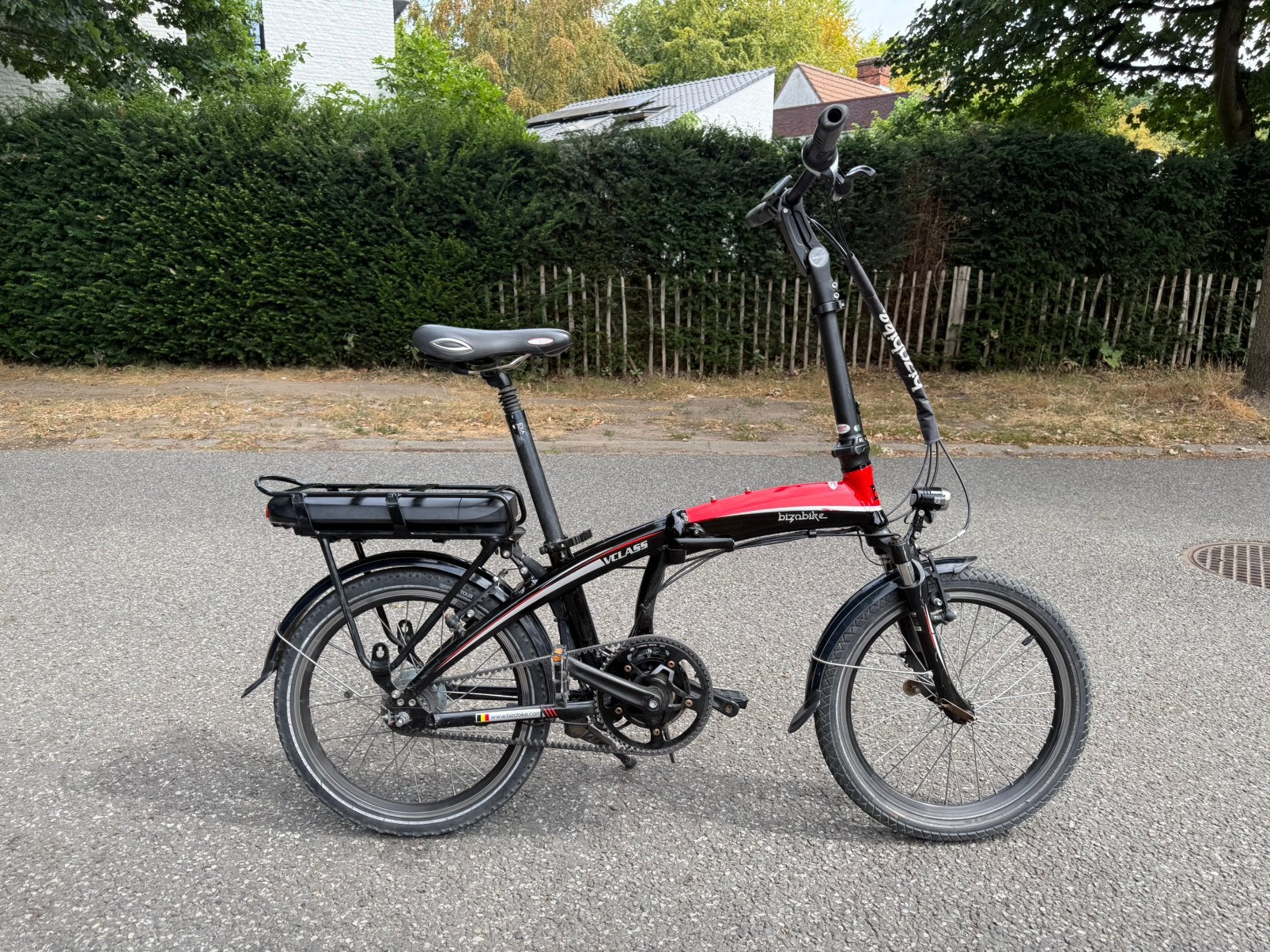 Bizobike A-Class elektrische plooifiets / vouwfiets, Fietsen en Brommers, Elektrische fietsen, Ophalen of Verzenden, Zo goed als nieuw