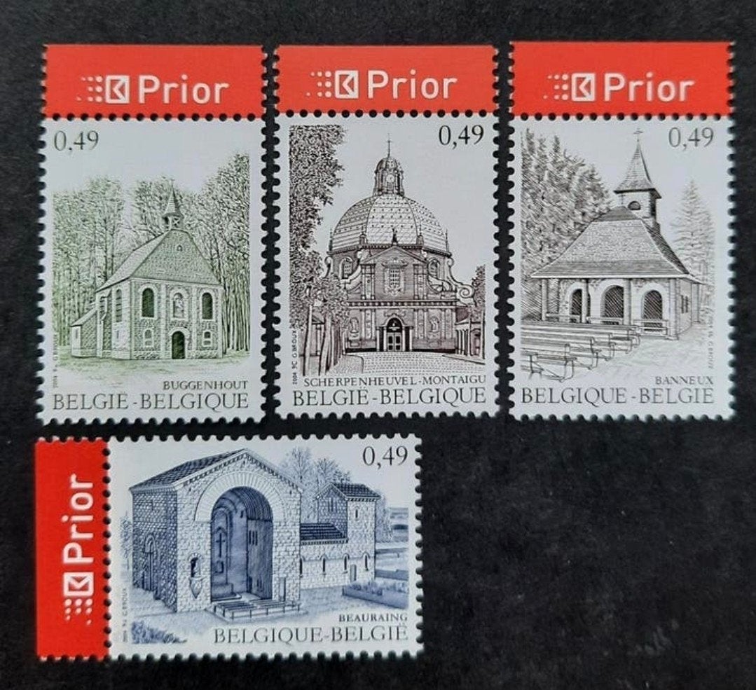 België: OBP 3260/63 ** Toerisme 2004., Frankeerzegel, Ophalen of Verzenden, Zonder stempel, Postfris