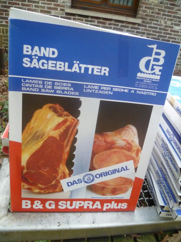 lint zaag bladen voor horeca, Ophalen