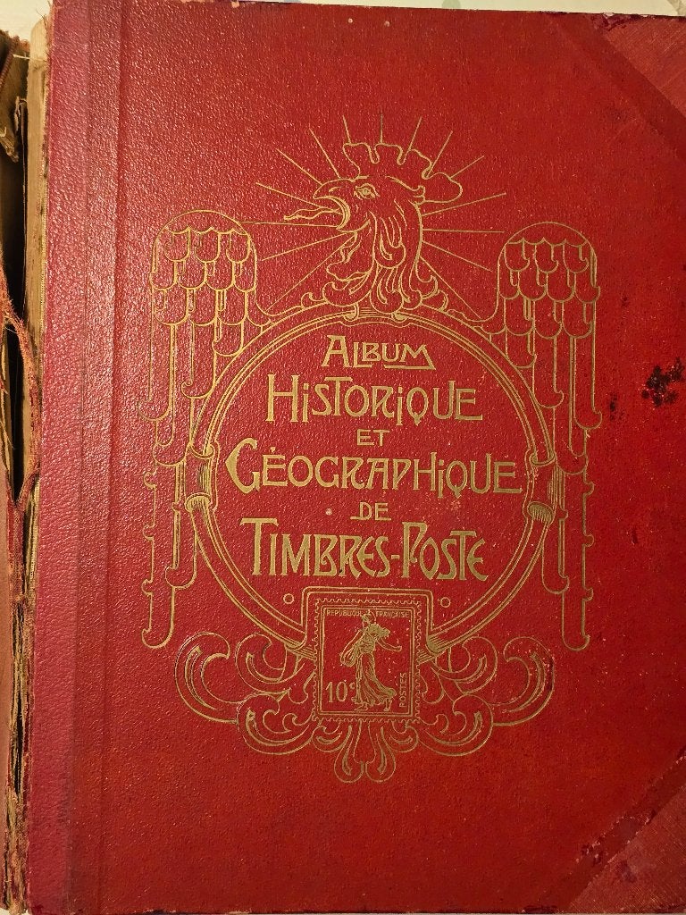 Ancien album de timbres-poste, Timbres & Monnaies, Enlèvement ou Envoi