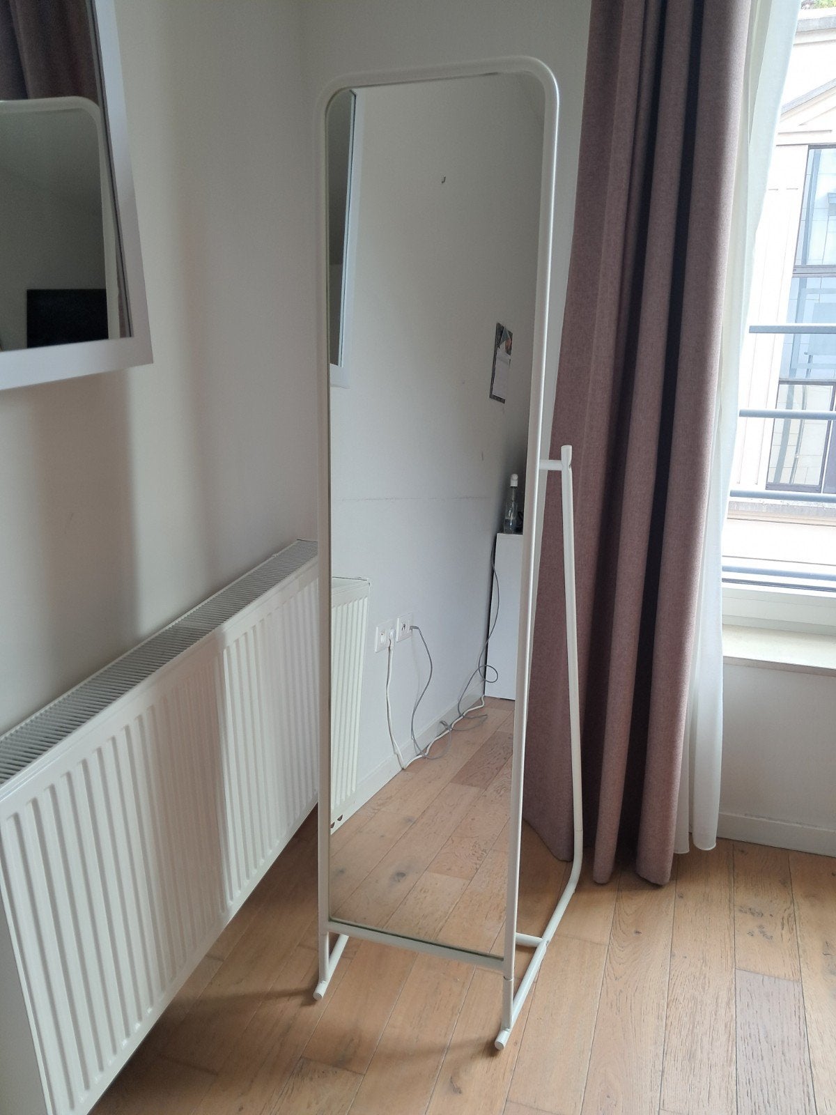 IKEA KNAPPER witte staande spiegel 48x160 - Perfecte staat!, Ophalen, Minder dan 50 cm, Zo goed als nieuw, 150 tot 200 cm