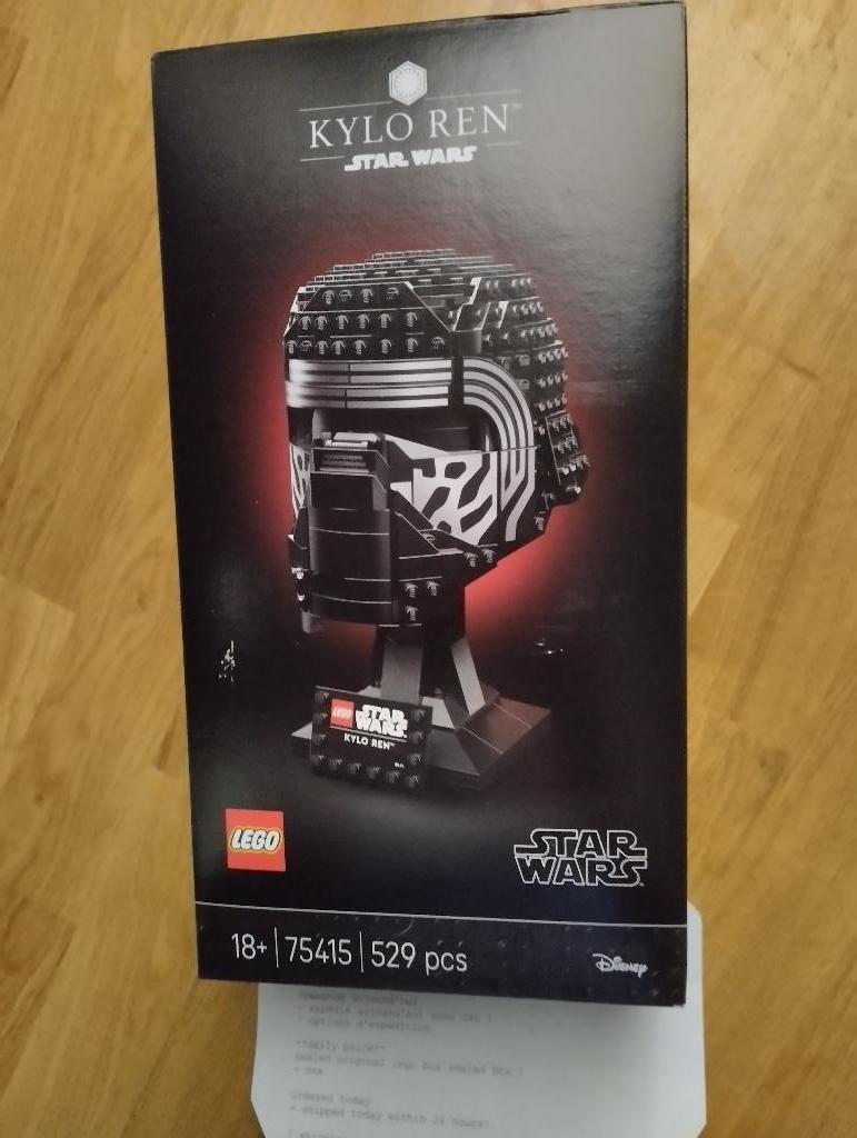 LEGO Star Wars Kylo Ren Helm - 75415 -, Ophalen of Verzenden, Nieuw, Complete set, Lego