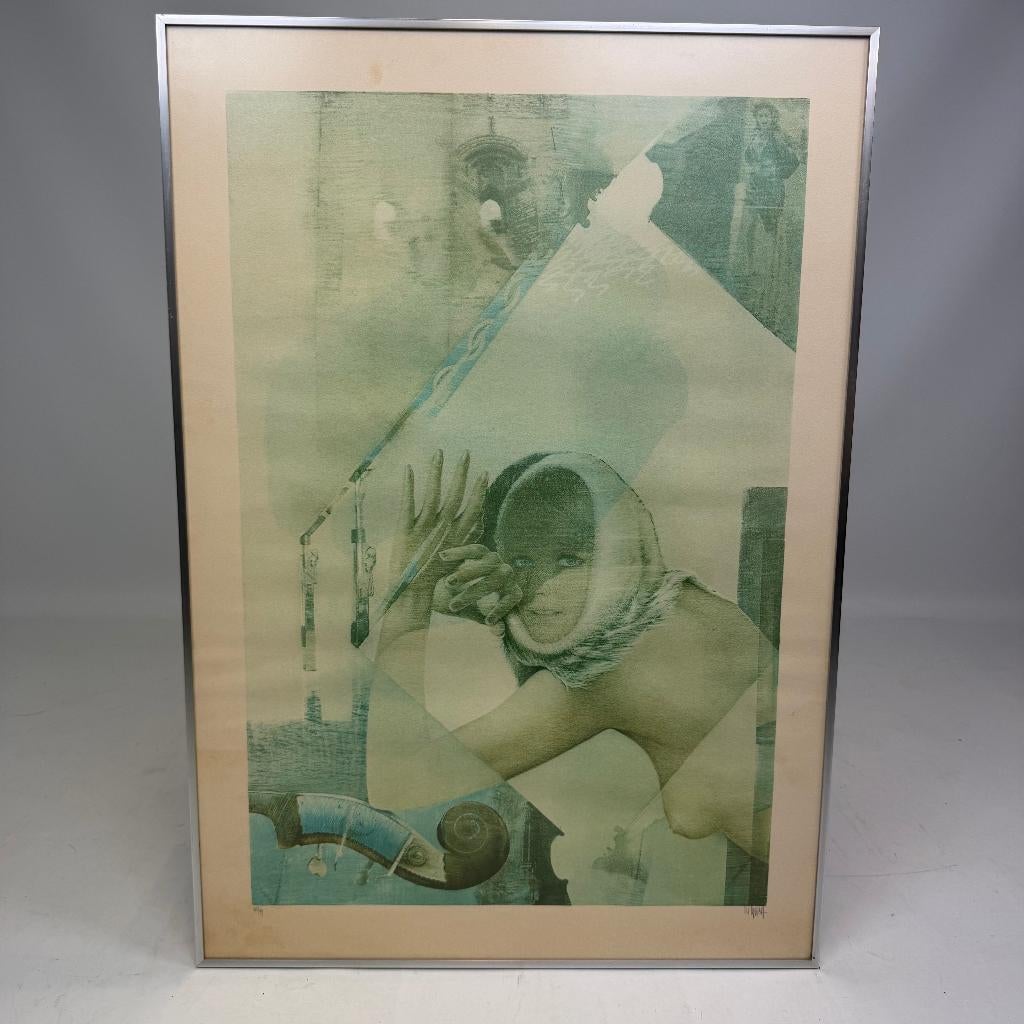 Lithografie "De Zanden van de Dageraad" van Pol Mara, Ophalen of Verzenden
