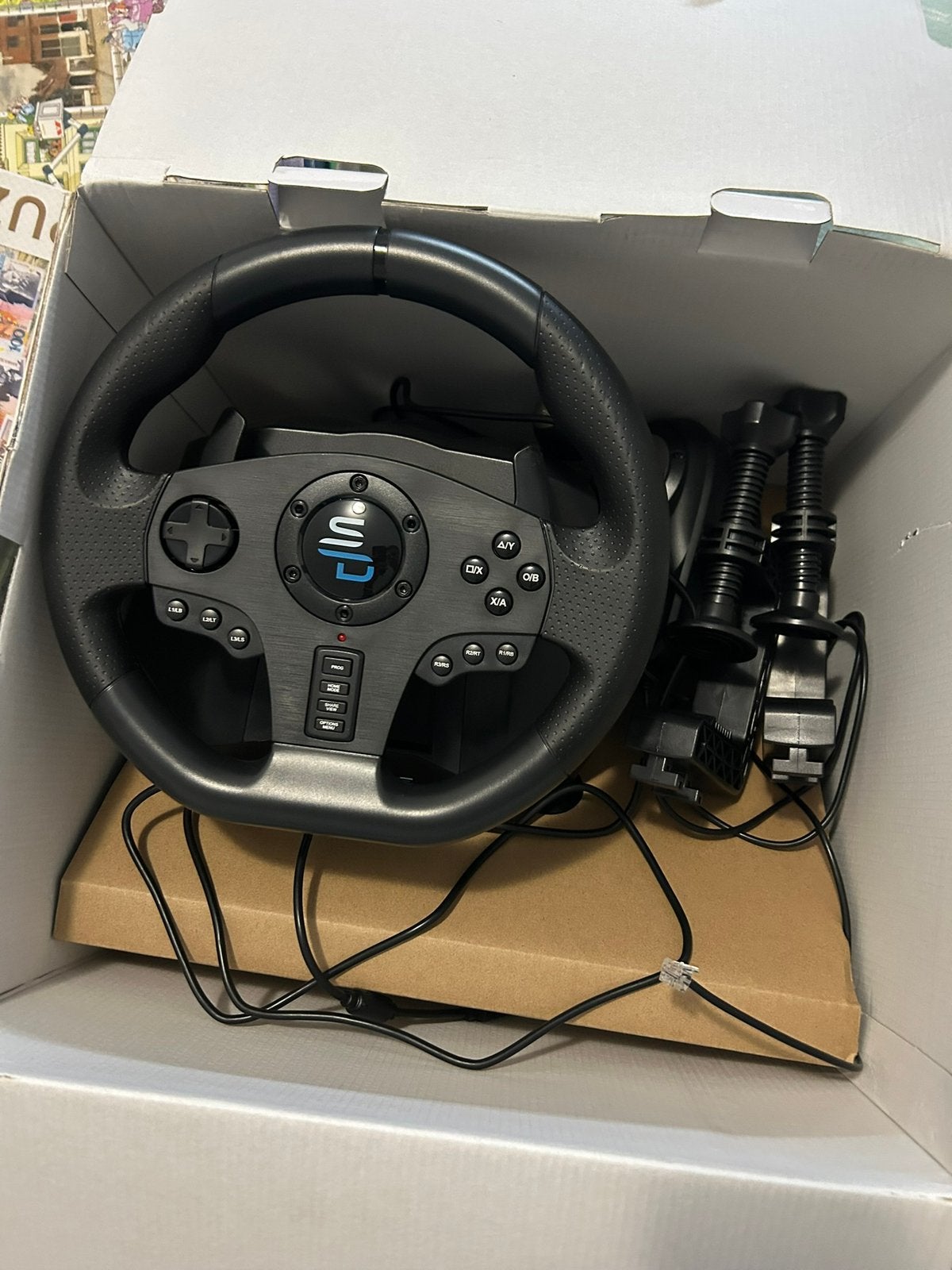 Racestuur, Games en Spelcomputers, Spelcomputers | Sony Consoles | Accessoires, Ophalen, Zo goed als nieuw