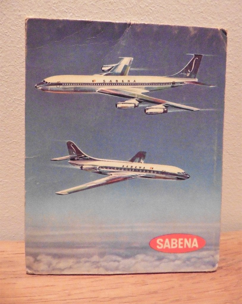sabena menu allumettes lucifers menukaart, Collections, Souvenirs Sabena, Enlèvement ou Envoi, Utilisé