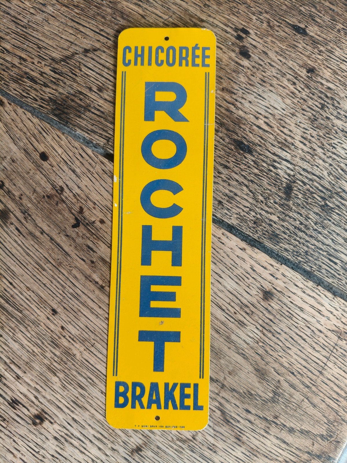 tole chicorée rochet brakel 1935, Collections, Enlèvement ou Envoi