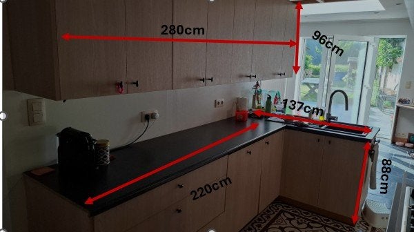 Ruime keuken met kookeiland, Ophalen, Met kookeiland