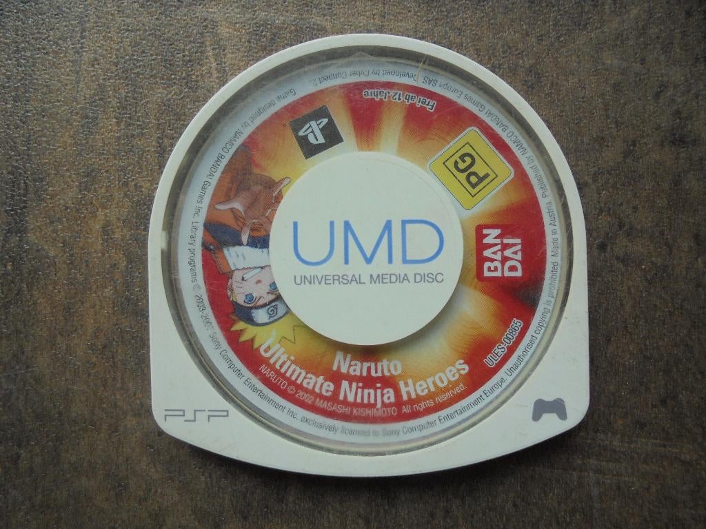 Naruto Ultimate Ninja Heroes voor PSP (zie foto's), Enlèvement ou Envoi, 1 joueur, À partir de 12 ans, Aventure et Action