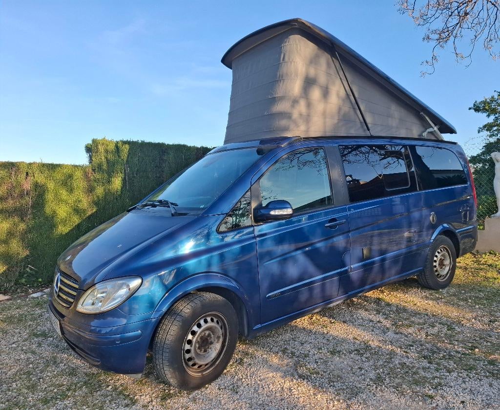 Mercedes Viano Marco Polo 2.2 CDI Automaat – Camper (2008), Caravans en Kamperen, Mobilhomes, Automaat, Airbags, Diesel, Westfalia