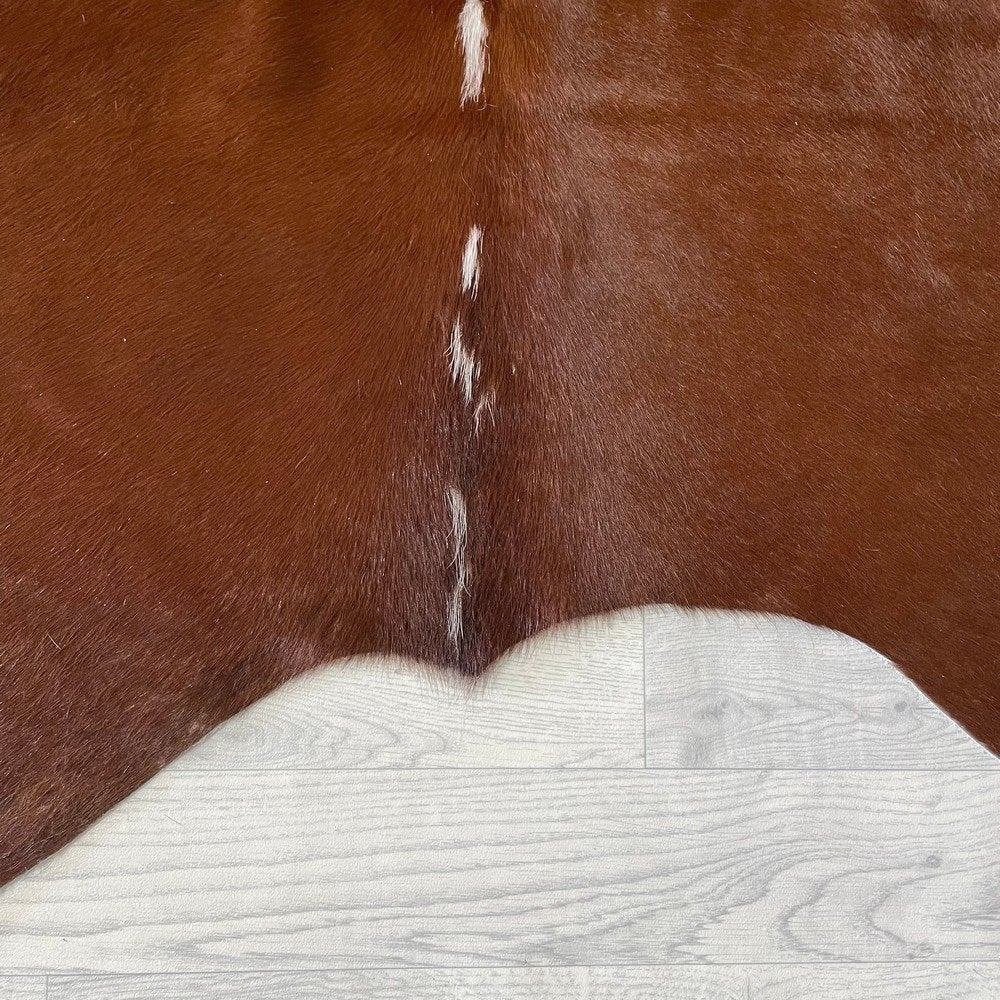 Koeienhuid bruin wit Hereford 225x180cm | Lederstore, Meerkleurig, Wandkleed, Nieuw, Ophalen of Verzenden