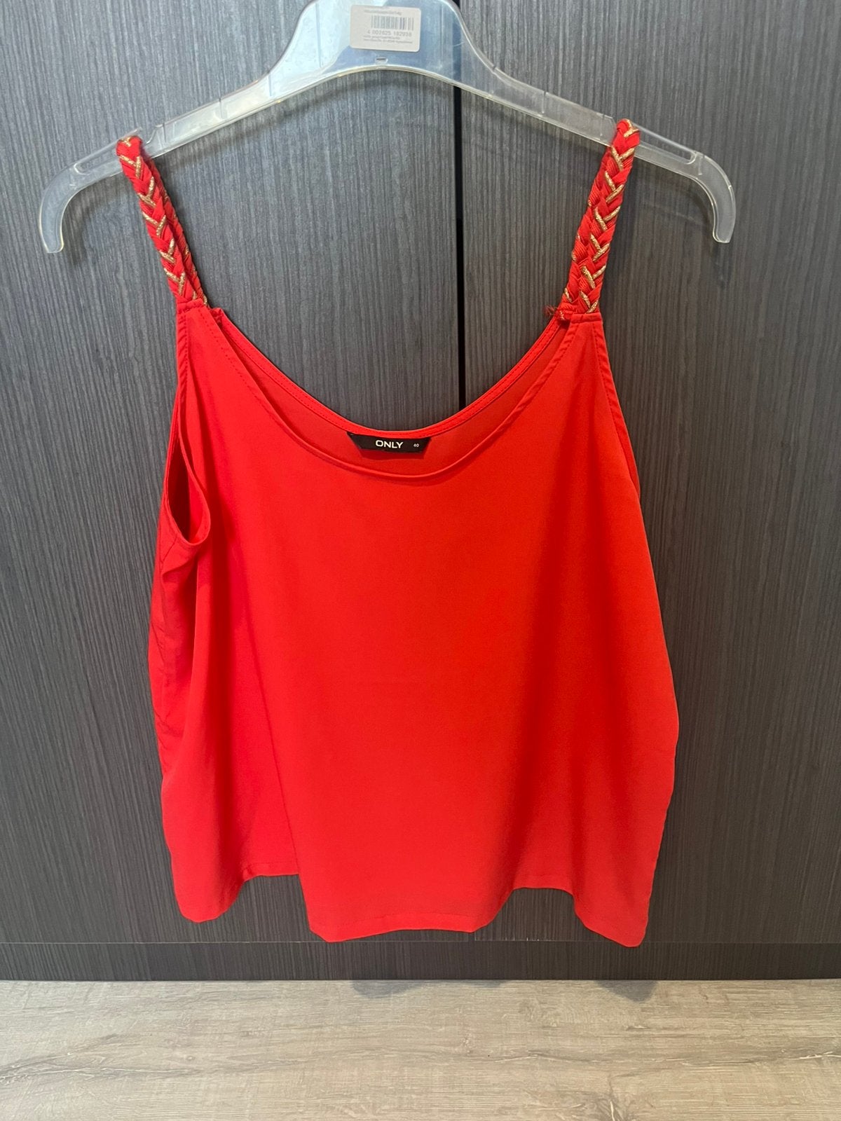 Nieuw rood topje maat 40, Kleding | Dames, Maat 38/40 (M), Nieuw, Ophalen of Verzenden, Zonder mouw