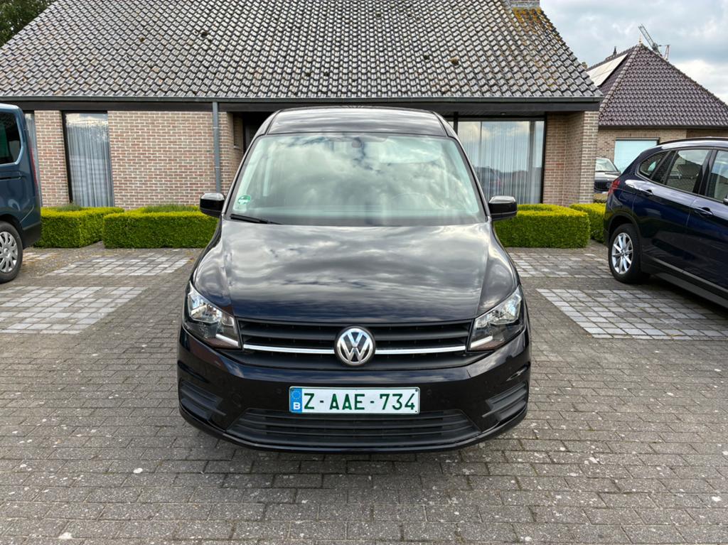 VW Caddy 20 TDI  , Dubbele Cabine  16900 + BTW, Auto's, Voorwielaandrijving, Stof, 4 cilinders, Volkswagen