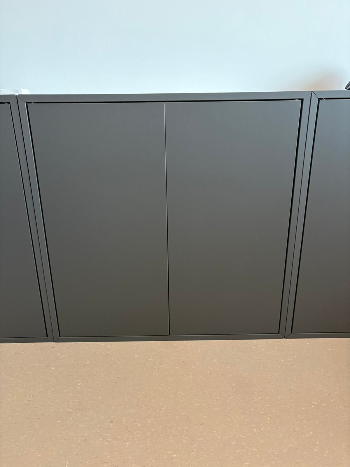 Ikea Eket kastjes donkergrijs -7 stuks (6x dubbel, 1x enkel), Ophalen, Zo goed als nieuw